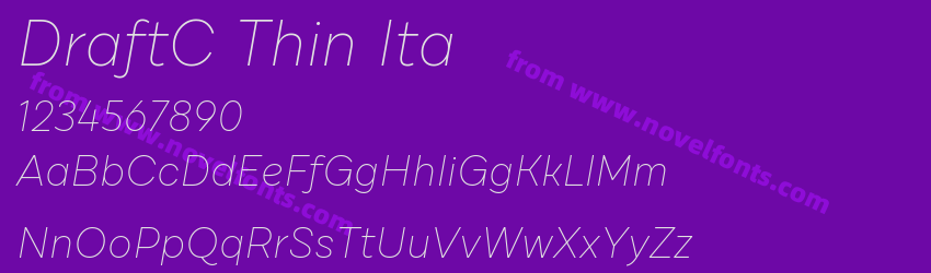 DraftC Thin ItaPreview