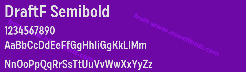 DraftF SemiboldPreview