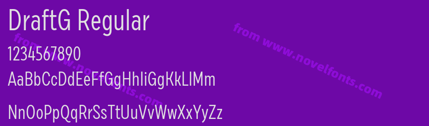 DraftG RegularPreview DraftG RegularPreview
