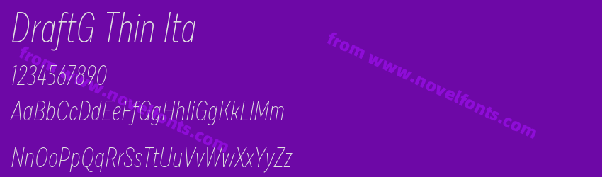 DraftG Thin ItaPreview