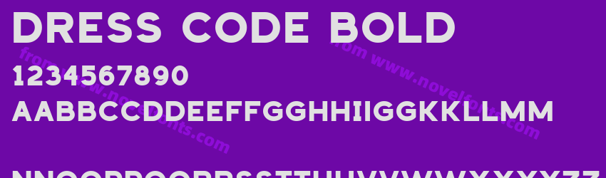 Dress Code BoldPreview