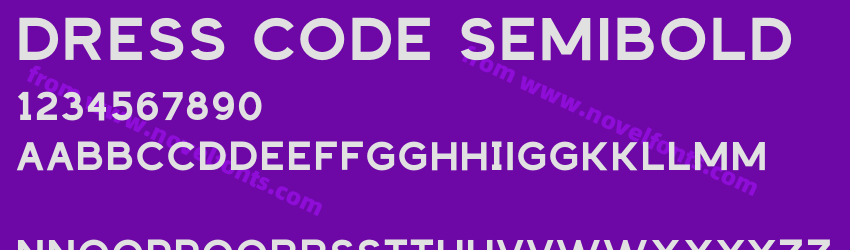 Dress Code SemiboldPreview