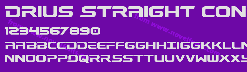 Drius Straight CondensedPreview Drius Straight CondensedPreview