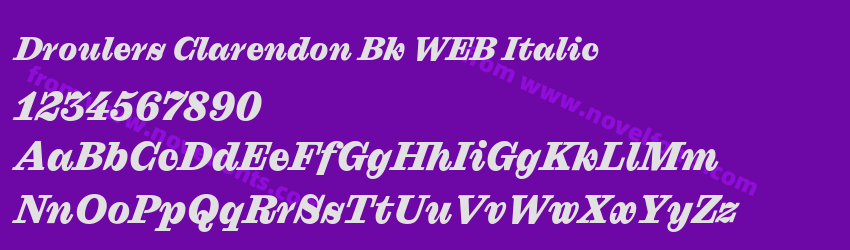 Droulers Clarendon Bk WEB ItalicPreview