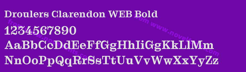 Droulers Clarendon WEB BoldPreview Droulers Clarendon WEB BoldPreview