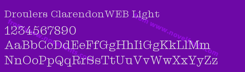Droulers ClarendonWEB LightPreview