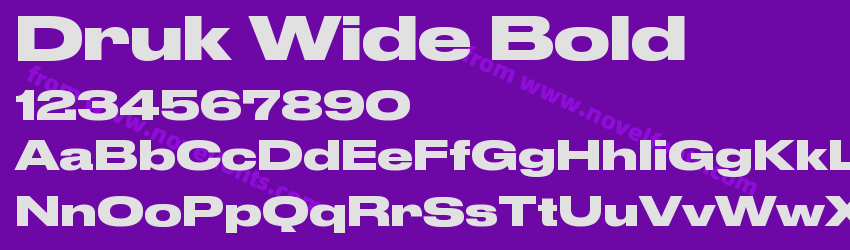 Druk Wide BoldPreview
