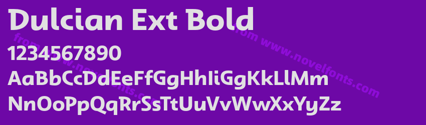 Dulcian Ext BoldPreview