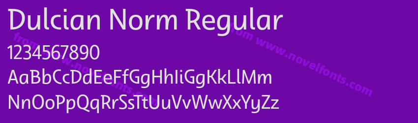 Dulcian Norm RegularPreview Dulcian Norm RegularPreview