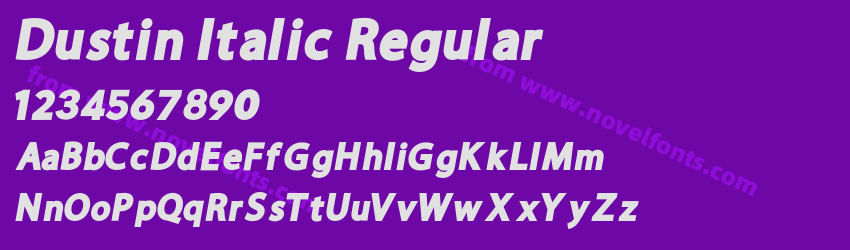 Dustin Italic RegularPreview