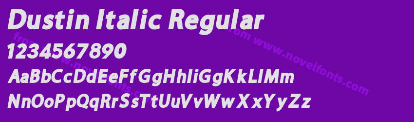 Dustin Italic RegularPreview