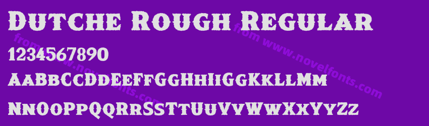 Dutche Rough RegularPreview Dutche Rough RegularPreview