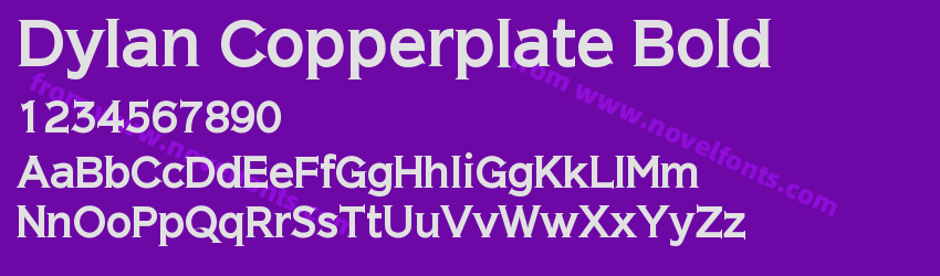 Dylan Copperplate BoldPreview