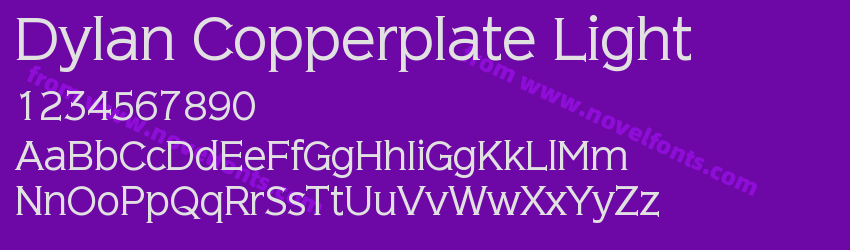 Dylan Copperplate LightPreview