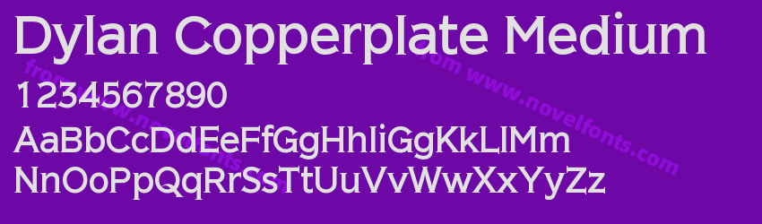 Dylan Copperplate MediumPreview