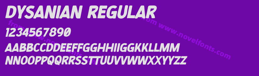 Dysanian RegularPreview
