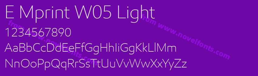 E Mprint W05 LightPreview E Mprint W05 LightPreview