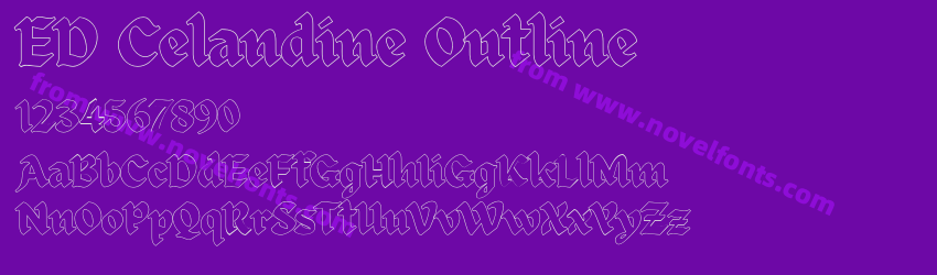 ED Celandine OutlinePreview
