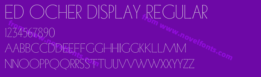 ED Ocher Display RegularPreview