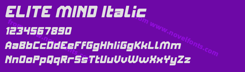 ELITE MIND ItalicPreview