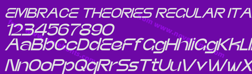 EMBRACE THEORIES REGULAR ITALICPreview