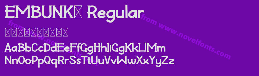 EMBUNK2 RegularPreview EMBUNK2 RegularPreview