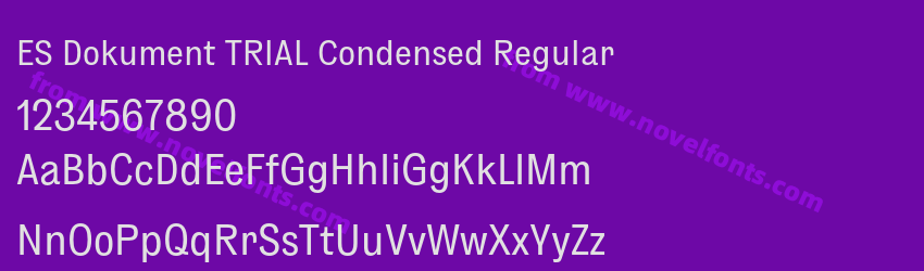ES Dokument TRIAL Condensed RegularPreview