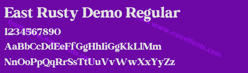 East Rusty Demo RegularPreview