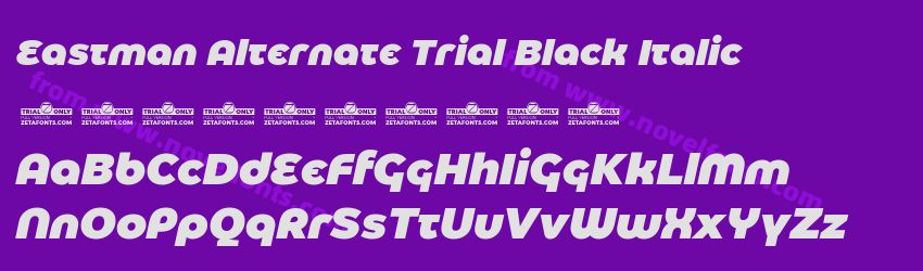 Eastman Alternate Trial Black ItalicPreview