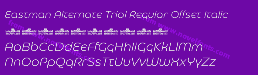 Eastman Alternate Trial Regular Offset ItalicPreview