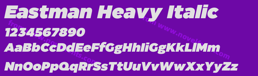 Eastman Heavy ItalicPreview