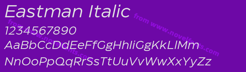 Eastman ItalicPreview