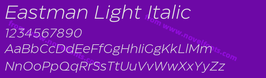 Eastman Light ItalicPreview