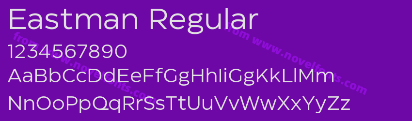Eastman RegularPreview Eastman RegularPreview