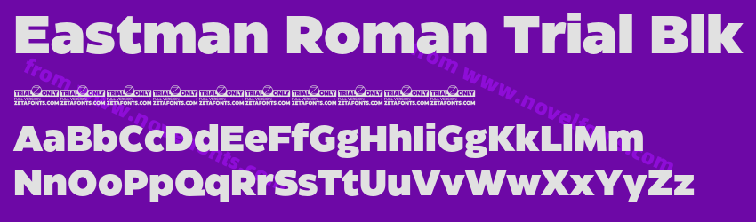Eastman Roman Trial BlkPreview