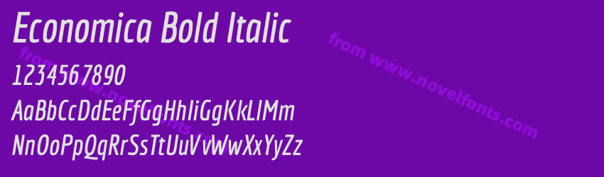 Economica Bold ItalicPreview Economica Bold ItalicPreview