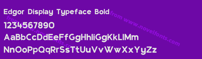 Edgor Display Typeface BoldPreview Edgor Display Typeface BoldPreview