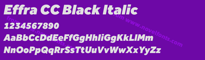 Effra CC Black ItalicPreview Effra CC Black ItalicPreview
