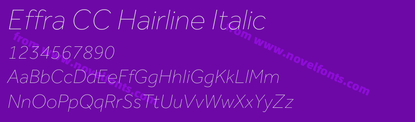 Effra CC Hairline ItalicPreview Effra CC Hairline ItalicPreview