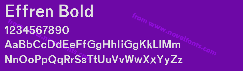 Effren BoldPreview Effren BoldPreview