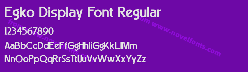 Egko Display Font RegularPreview Egko Display Font RegularPreview
