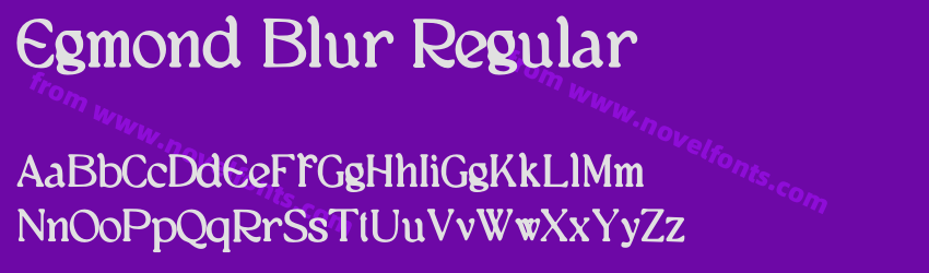 Egmond Blur RegularPreview Egmond Blur RegularPreview