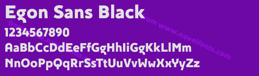 Egon Sans BlackPreview Egon Sans BlackPreview
