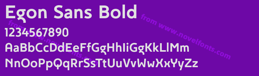 Egon Sans BoldPreview Egon Sans BoldPreview
