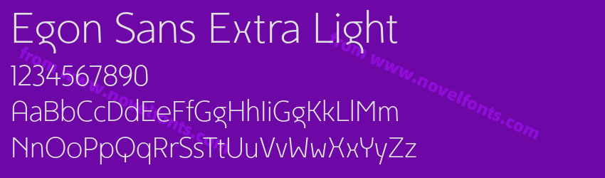 Egon Sans Extra LightPreview Egon Sans Extra LightPreview