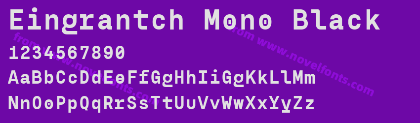 Eingrantch Mono BlackPreview Eingrantch Mono BlackPreview