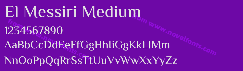 El Messiri MediumPreview El Messiri MediumPreview