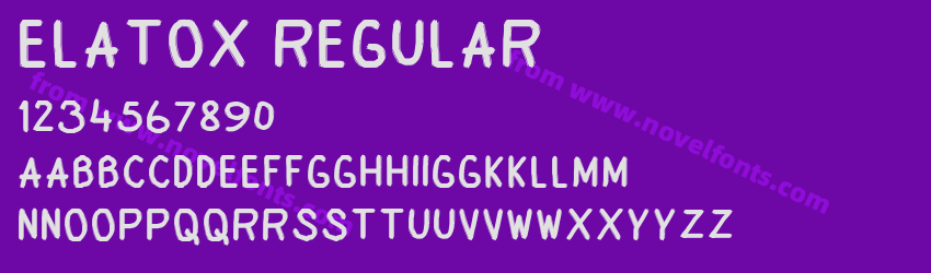 Elatox RegularPreview Elatox RegularPreview