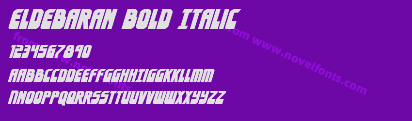 Eldebaran Bold ItalicPreview Eldebaran Bold ItalicPreview