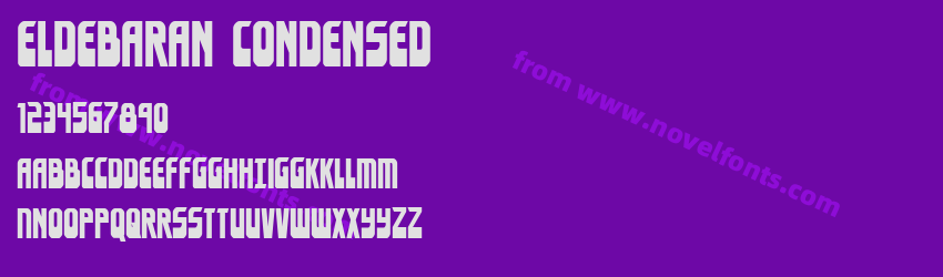 Eldebaran CondensedPreview Eldebaran CondensedPreview